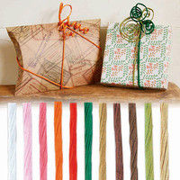 シモジマ HEIKO ペーパーワイヤー 2×20 #21 オートミール 001501321 1セット(1巻×4巻 合計4巻)（直送品）