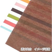 シモジマ 薄葉紙 半才 ブラウン 002102565 1セット（10枚入×160）（直送品）