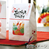 シモジマ 窓付袋 SS ありがとうございます 004081011 1セット（50枚入×40）（直送品）