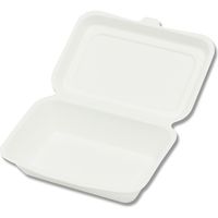 シモジマ HEIKO 業務用バガスフードパックC NFD170 004477110 1セット(50枚入×16袋 合計800枚)（直送品）