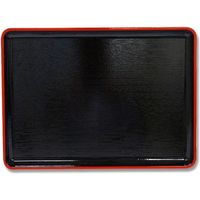 2680154 ノンスリップ盆 黒天朱 12 004543001 1セット（30個）（直送品）