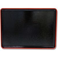 2680155 ノンスリップ盆 黒天朱 13 004543002 1セット（30個）（直送品）