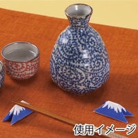 アオトプラス 折り紙箸袋 富士山 004660903 1セット(500枚入×20束 合計10000枚)（直送品）