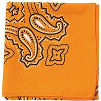 ゴートレイド バンダナ ペイズリー 黄 004775029 1セット(1枚×20枚)（直送品）