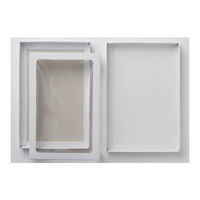 シモジマ DX白無地箱 Hー3 タオル3本用 006805910 1セット(1包(10枚)×10)