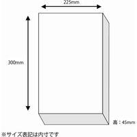 シモジマ DX白無地箱 DH-6 タオル6本用 006821000 1セット（10枚入×5）（直送品）