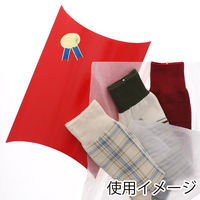 シモジマ ギフトBOX AX-9 赤 006848707 1セット（10枚入×10）（直送品）