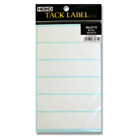 シモジマ タックラベル No.010 22×87 007062628 1セット（60片入×10）（直送品）