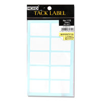 シモジマ タックラベル No.115 25×38 007062721 1セット(1袋(120片)×10)