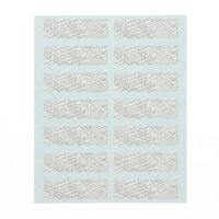 シモジマ 特殊強粘ギフトシール ペタト レター 007067823 1セット(10束)（直送品）