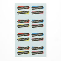 シモジマ 特殊強粘ギフトシール ハーモニー ポップライン 007067825 1セット(10束)（直送品）