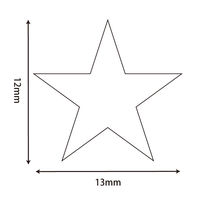 シモジマ タックラベル No.284 12×13 007073077 1セット(45片×30袋)