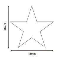 シモジマ タックラベル No.290 17×18 007073083 1セット(1束(28片)×30)