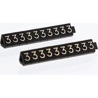 【ケース販売】友屋 プライスキューブ 07106GD3 M 金 (3) 007306583  1ケース(20個入×100袋)（直送品）