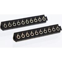 【ケース販売】友屋 プライスキューブ 07106GD6 M 金 (6) 007306586  1ケース(20個入×100袋)（直送品）