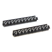 友屋 07106WH9 プライスキューブ M 白 （9） 007306599 1セット（10袋）（直送品）