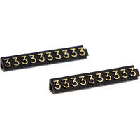 友屋 07107GD3 プライスキューブ S 金 （3） 007306603 1セット（10袋）（直送品）