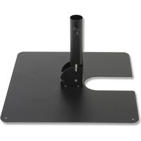 オーケー企画 OKーDV00001 のぼりスタンド黒 007309328 1セット(4台)（直送品）