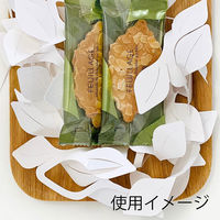 佐野デザイン事務所 クッションサン・リーヴス LC-WH/ホワイト 007321510 1セット（100袋）（直送品）