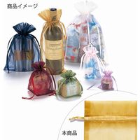 シモジマ オーガンジーバッグ XLL ゴールド 008705088 1セット(1束(10枚)×5)