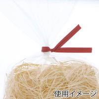 【ケース販売】HEIKO 和紙タイ 6×120 レッド 008750433  1ケース(50本入×20束 合計1000本)（直送品）