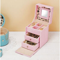 ユーパワー スウィートジュエリーボックス Mサイズ（ピンク） SB-02502（直送品）