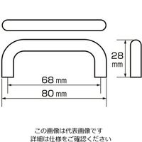 ハイロジック カラー丸棒 小 ホワイト 30017 1個 61-7012-87（直送品）