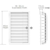 Umbra アンブラ エクスパンサ エクスパンディングシャッター グレー 1個（直送品）