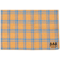 パーカーファームテーブル ランチクロス チェック オレンジ PT-308 1セット（6個入） 藤栄（直送品）