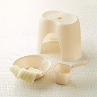 Airy Drop（エアリードロップ） バスチェア グレー AD-206 1セット（2個入） 藤栄（直送品）