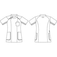 ルコックスポルティフ メンズジャケット ホワイト×ネイビー L UQM1103 1枚　白衣