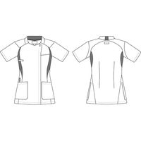 ルコックスポルティフ ジャケット ブルー×ネイビー M UQW1042 1枚　スクラブ