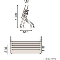 【組立設置込】イトーキ 会議テーブル 天板抗菌 樹脂幕板付（棚付） ホワイト×ホワイト×ホワイトグレー 幅1800×奥行600×高さ720mm 1台（直送品）