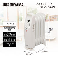 アイリスオーヤマ ウェーブ型オイルヒーター メカ式 IOH-505K(567902) 1台