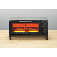 ツインバード（TWINBIRD）トースト2枚 ロースタイルミラーガラスオーブントースター シルバー TS-4035S