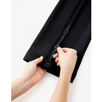 ボンマックス BONOFFICE 裾上げらくらくパンツ ブラック AP6244-16-7（直送品）