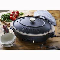 BRUNO オーバルホットプレート(ブラック) BOE053-BK 1台