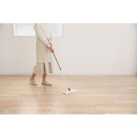 山崎産業 フロアラボ フローリングワイパー 本体 伸縮タイプ 4903180182213 1セット(1本×3)