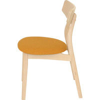 【軒先渡し】ヤマソロ Yummy （ヤミー） ダイニングチェア オレンジ 83-820 1セット（2脚入）（直送品）
