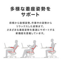 【組立設置込】コクヨ オフィスチェア ベゼル ヘッドレスト ランバー付 アルミ肘 カーペット用 アルミ脚 ブラック×ブラック×オリーブグリーン 1脚（直送品）