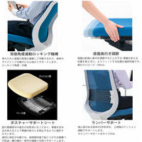 【組立設置込】コクヨ オフィスチェア シロッコ ローバック ランバーサポート付 カーペット用 ホワイト×ソフトグレー 1脚（直送品）