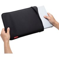 サンワサプライ PCプロテクトスーツ IN-WETSL13BK 1個（直送品）