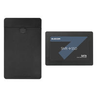 SSD 内蔵 480GB SerialATA接続 簡単換装 データ移行ソフト 外付け変換ケース付属 ESD-IB0480G エレコム 1台（直送品）