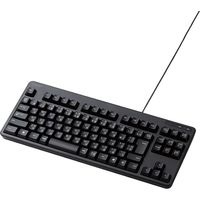 エレコム 有線キーボード/メンブレン式/コンパクトサイズ/ブラック TK-FCM103BK 1個（直送品）