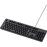 エレコム 有線キーボード/メンブレン式/フルサイズ/ブラック TK-FCM104BK 1個（直送品）