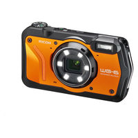 リコー デジカメ WG-6 OR オレンジ 2000万画素 光学5倍 防塵６級 防水8級 耐衝撃 GPS CALSモード