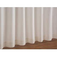 川島織物セルコン 遮熱・遮像・防炎・UVカット・形状記憶加工付きレースカーテン 幅1000×高さ1680mmアイボリー DC5506W 1組（2枚入）（直送品）