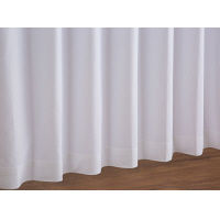 川島織物セルコン 遮熱・遮像・防炎・UVカット・形状記憶加工付き レースカーテン 幅1000×高さ1930mmホワイト DC5506W 1組（2枚入）（直送品）