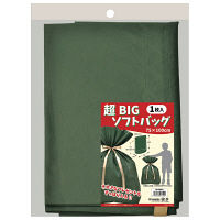 ササガワ 不織布巾着袋 緑 超BIG 1P 50-3952 1枚