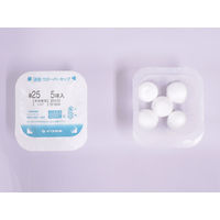 イワツキ 滅菌クローバーカップ綿球 25mm 1箱（5球入×24個）001-10487